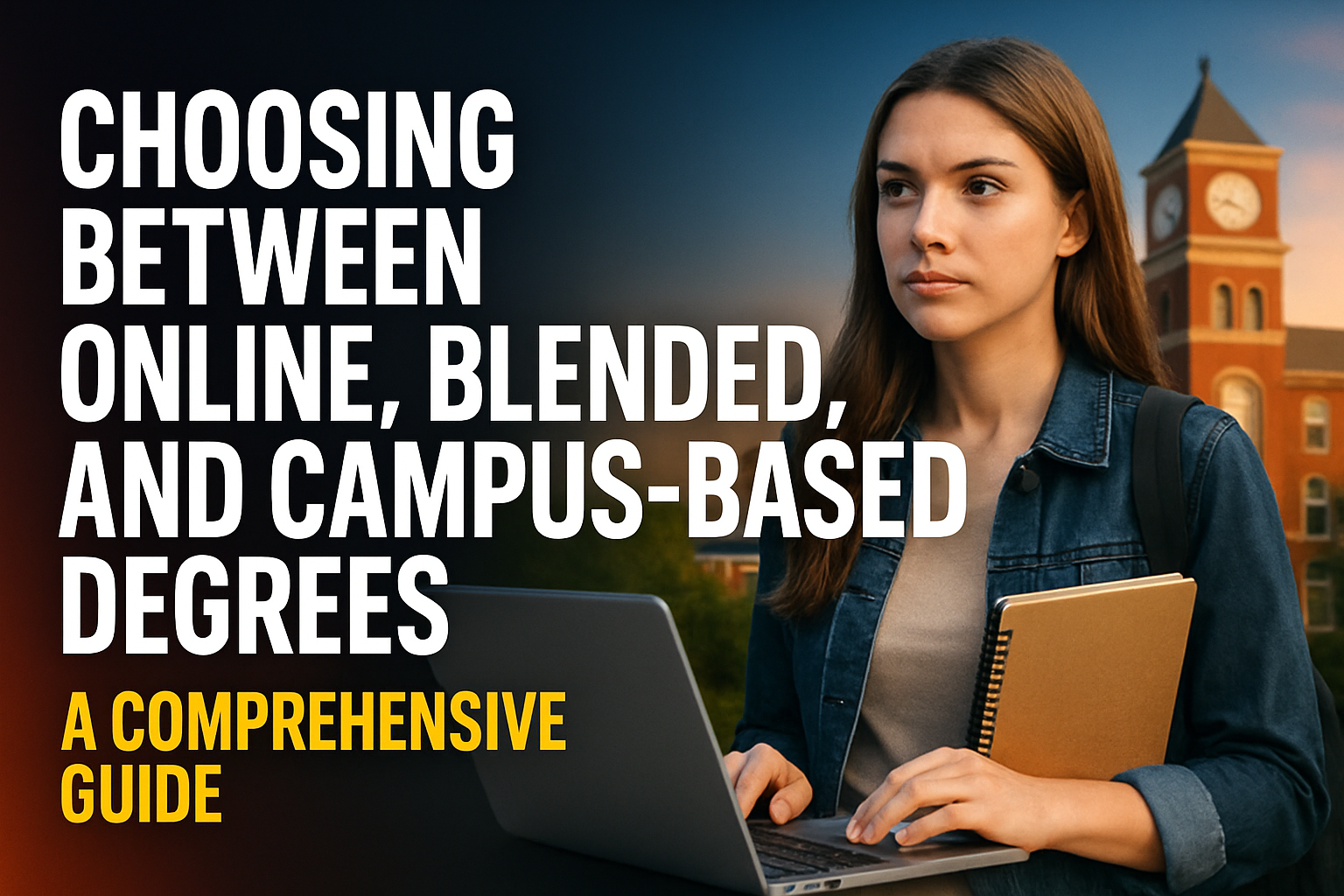 Choosing Between Online, Blended, and Campus-Based Degrees