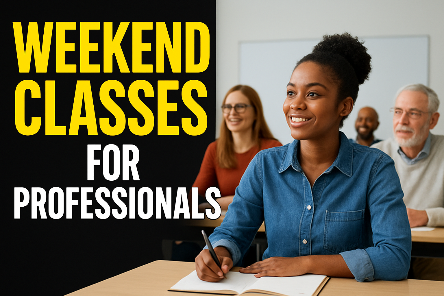 Weekend classes for professionals