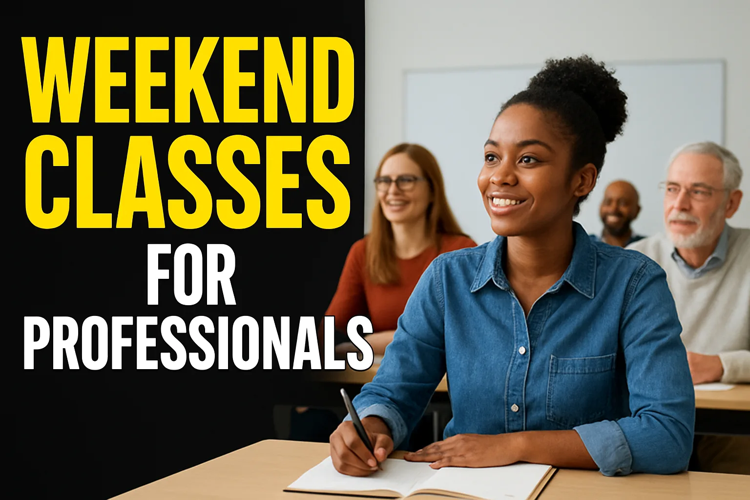 Weekend classes for professionals