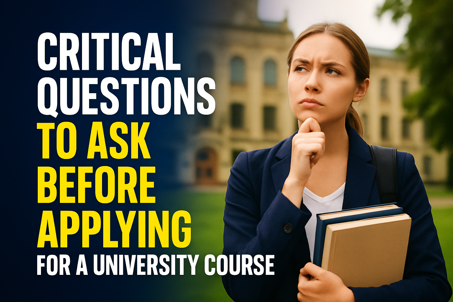 Critical Questions to Ask Before Applying for a University Course