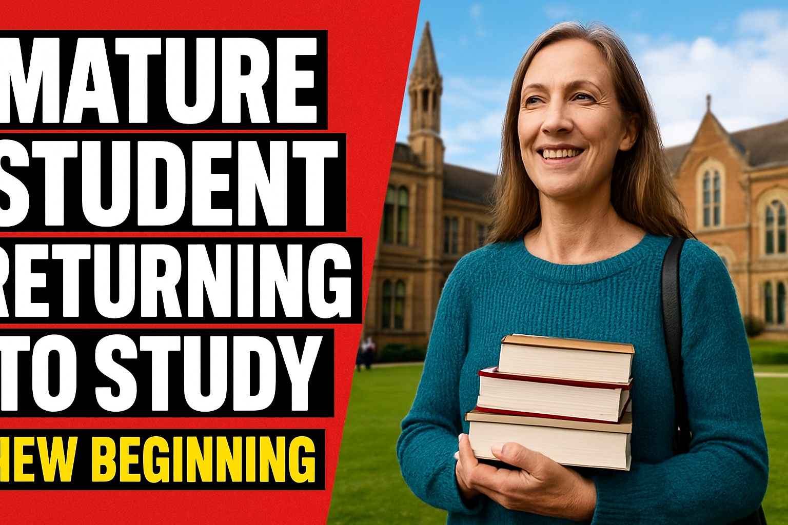 Mature student returning to study
