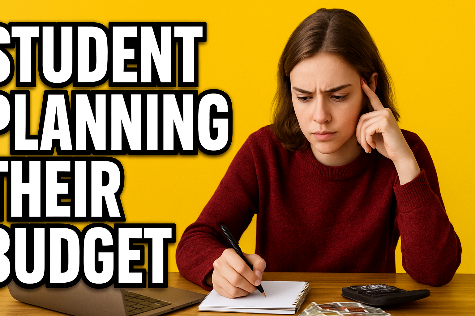 Student planning their budget