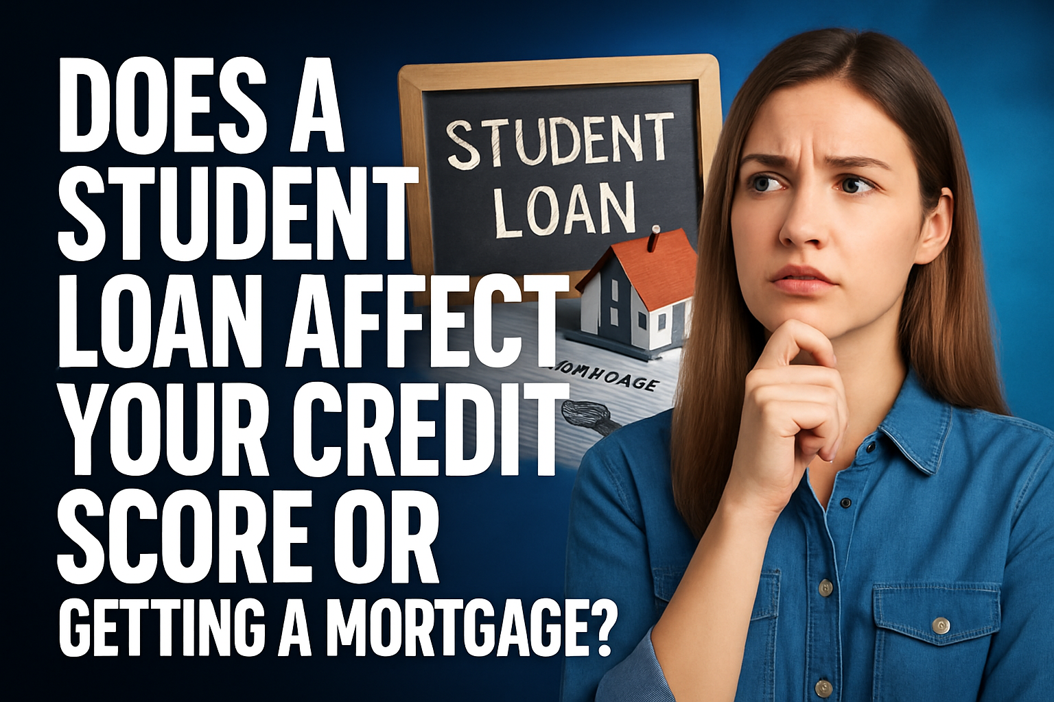 Does a Student Loan Affect Your Credit Score or Getting a Mortgage?