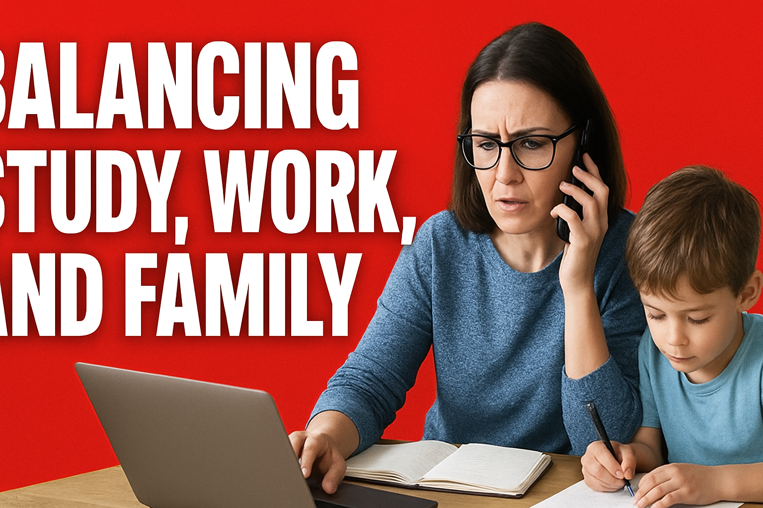 Balancing study, work, and family