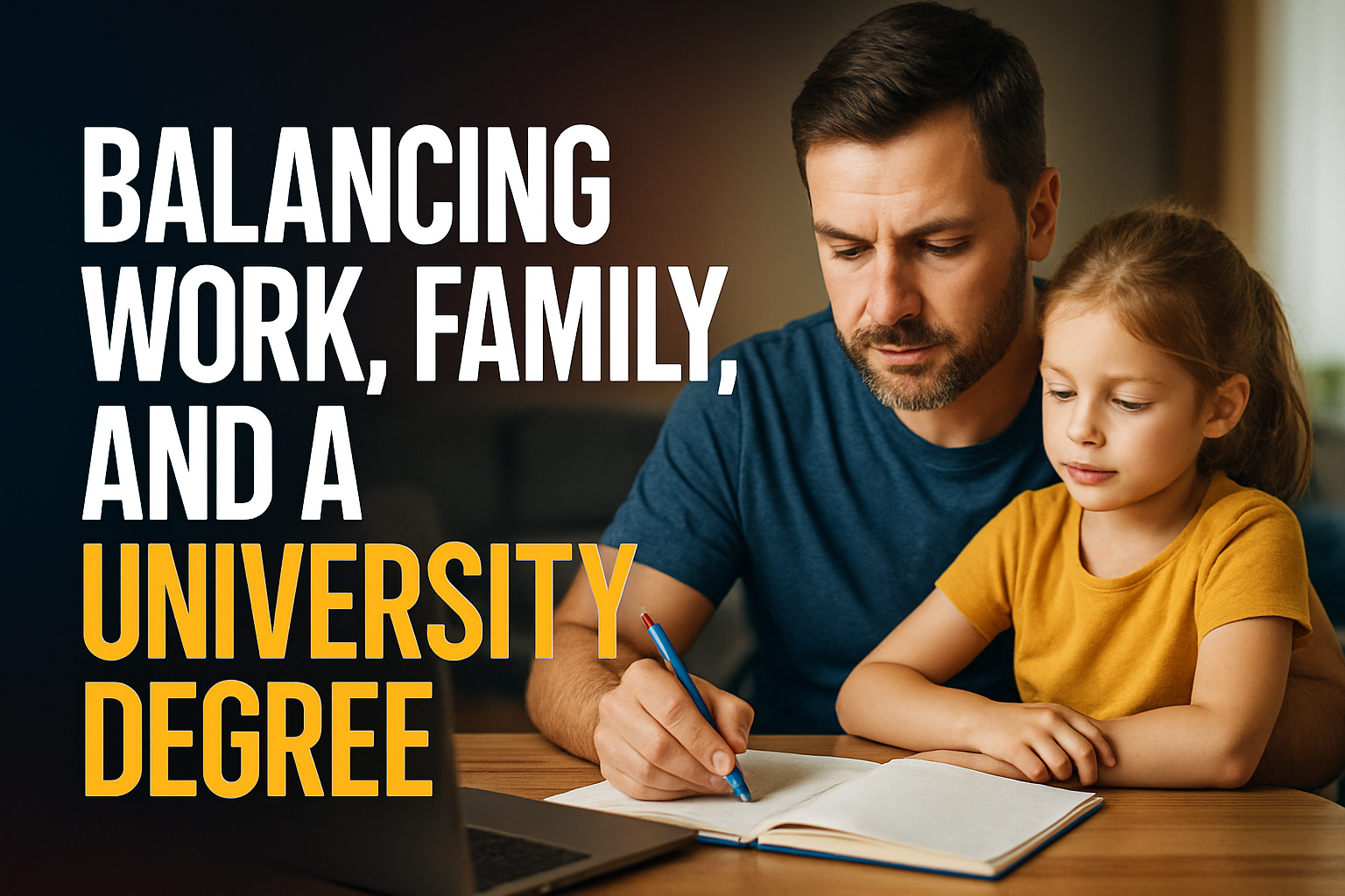 Balancing Work, Family, and a University Degree: A Guide for Working Adults
