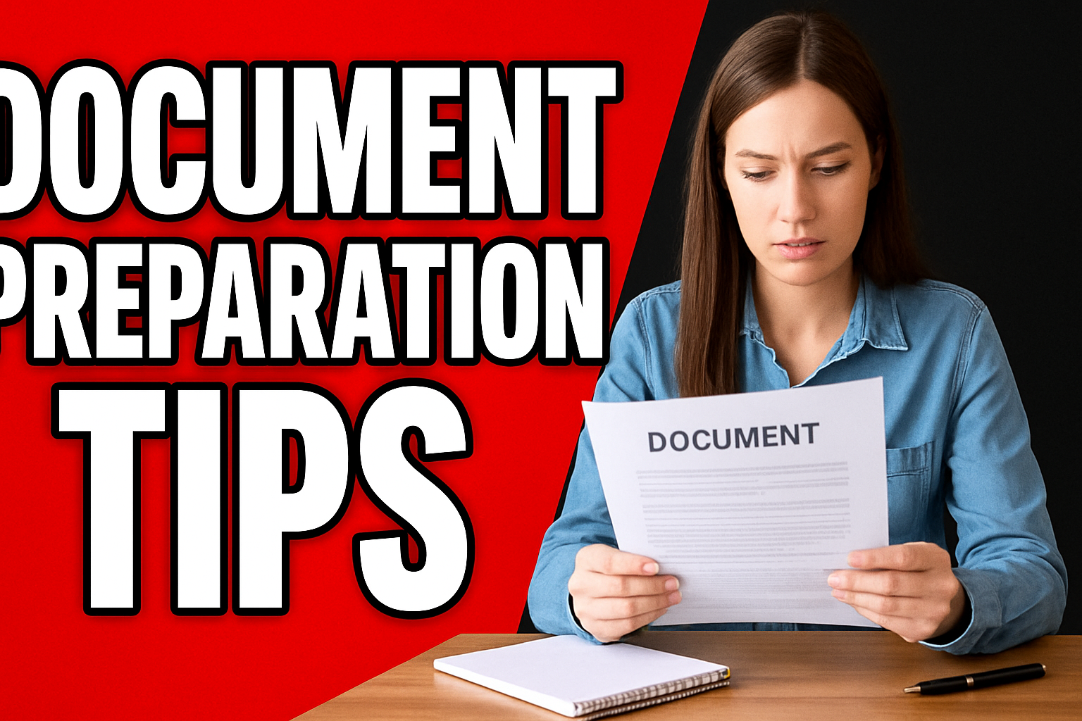 Document preparation tips