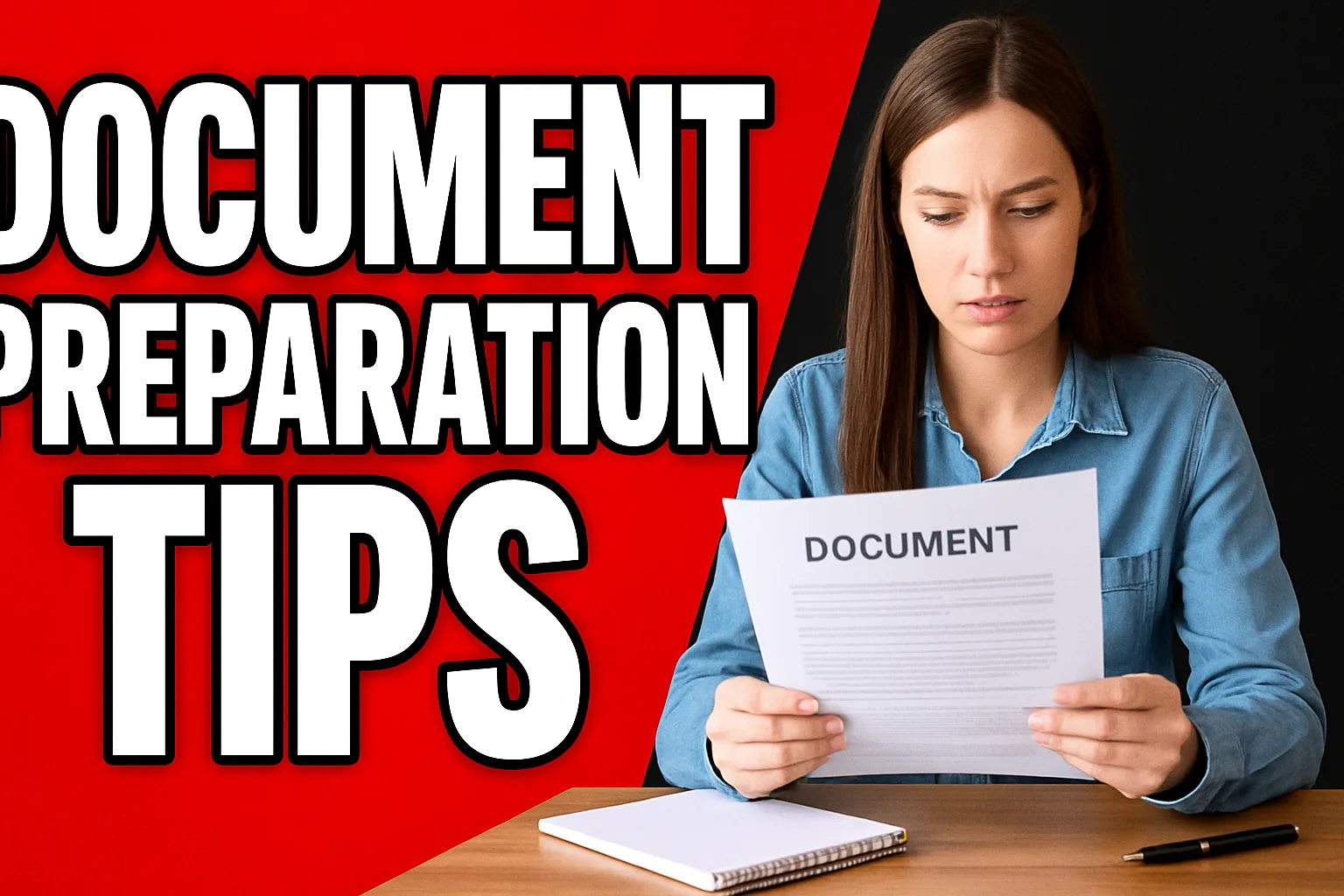 Document preparation tips