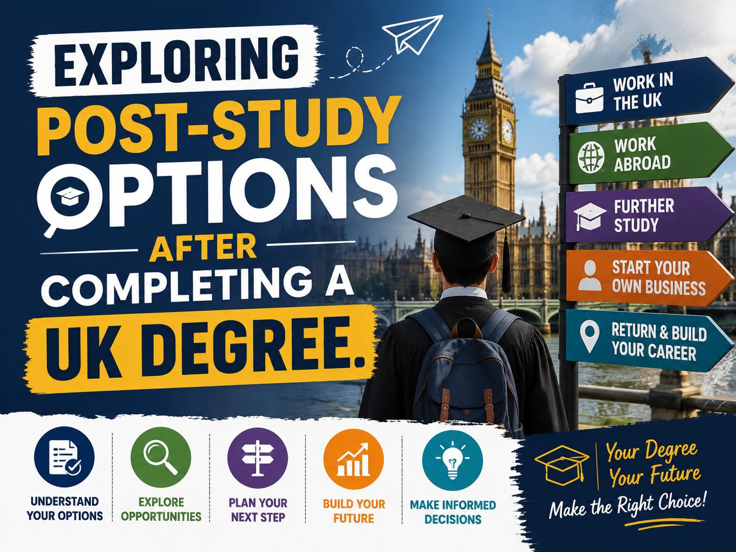 Exploring Post-Study Options After Completing a UK Degree