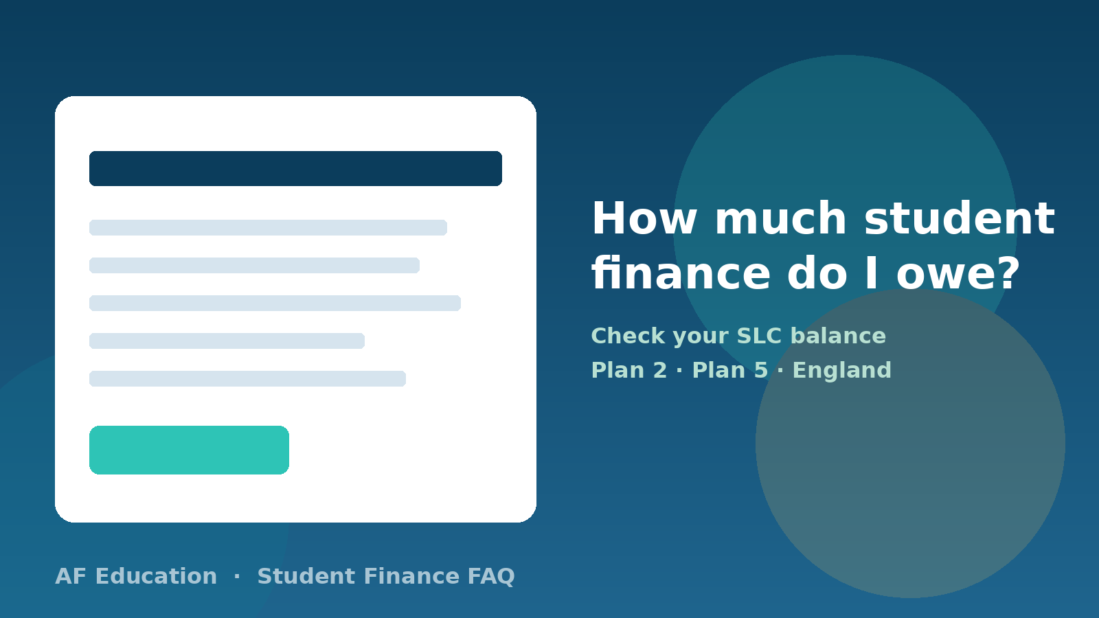 How Much Student Finance Do I Owe? Check Your SLC Balance (2026/27)