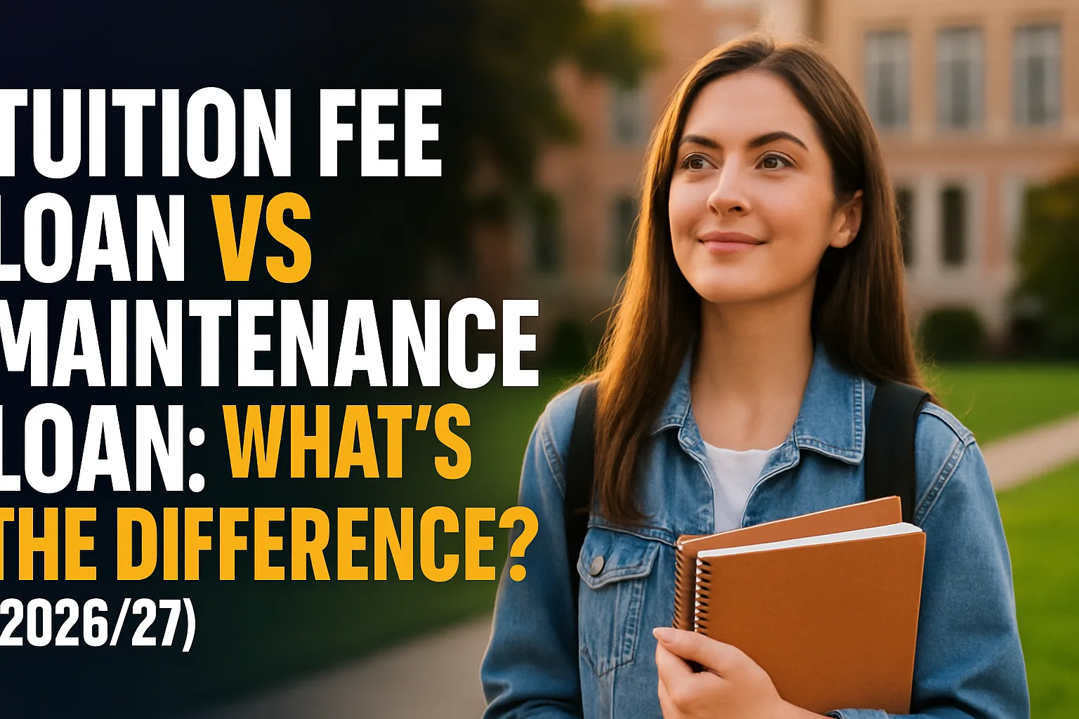 Tuition Fee Loan vs Maintenance Loan comparison for Student Finance England 2026/27